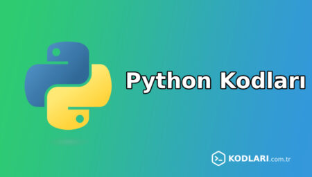 Python Kodları