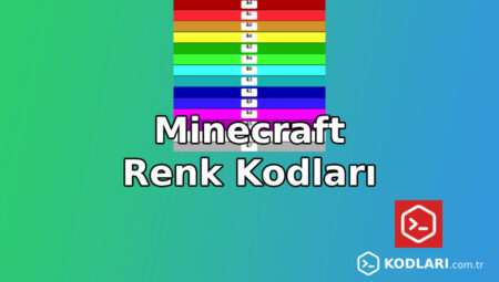 Minecraft Renk Kodları